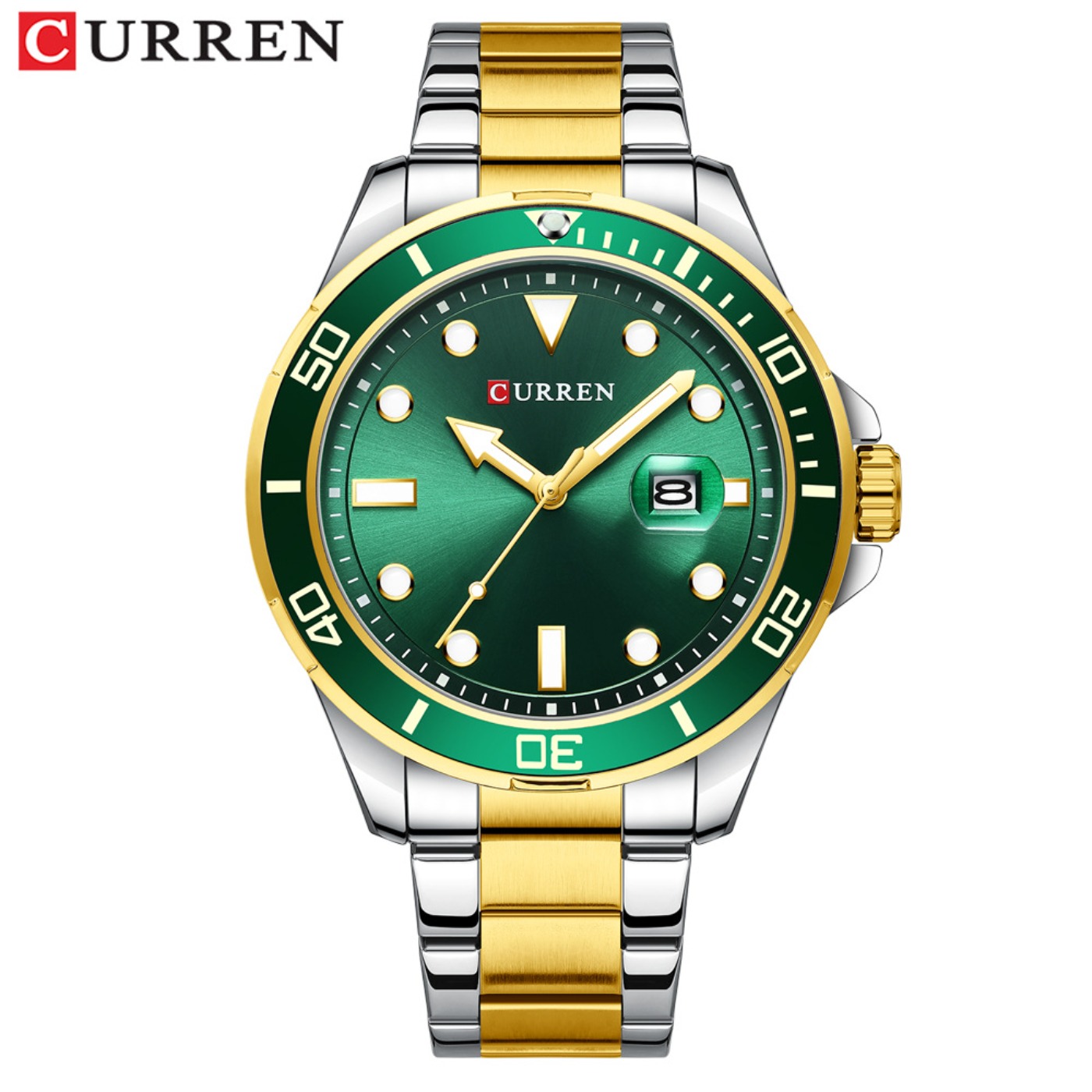 Luxury Watch Brands - CURREN Nova Série Green Water Ghost