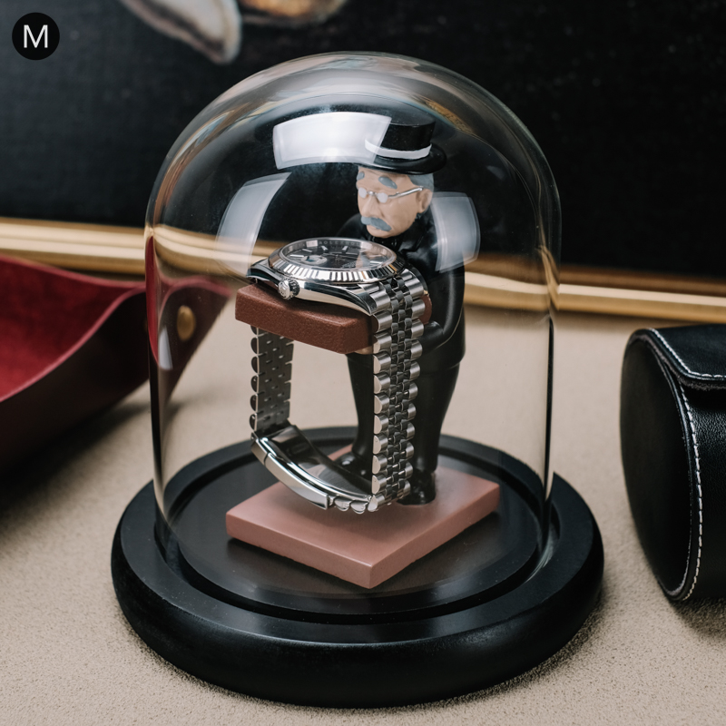 Luxury Watch Display Case - Mesa Vintage Watch Holder Organizer Case,