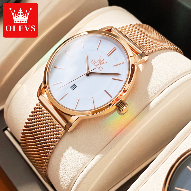 Luxury Watch Display Case - Olevs relógios para mulher quartzo à