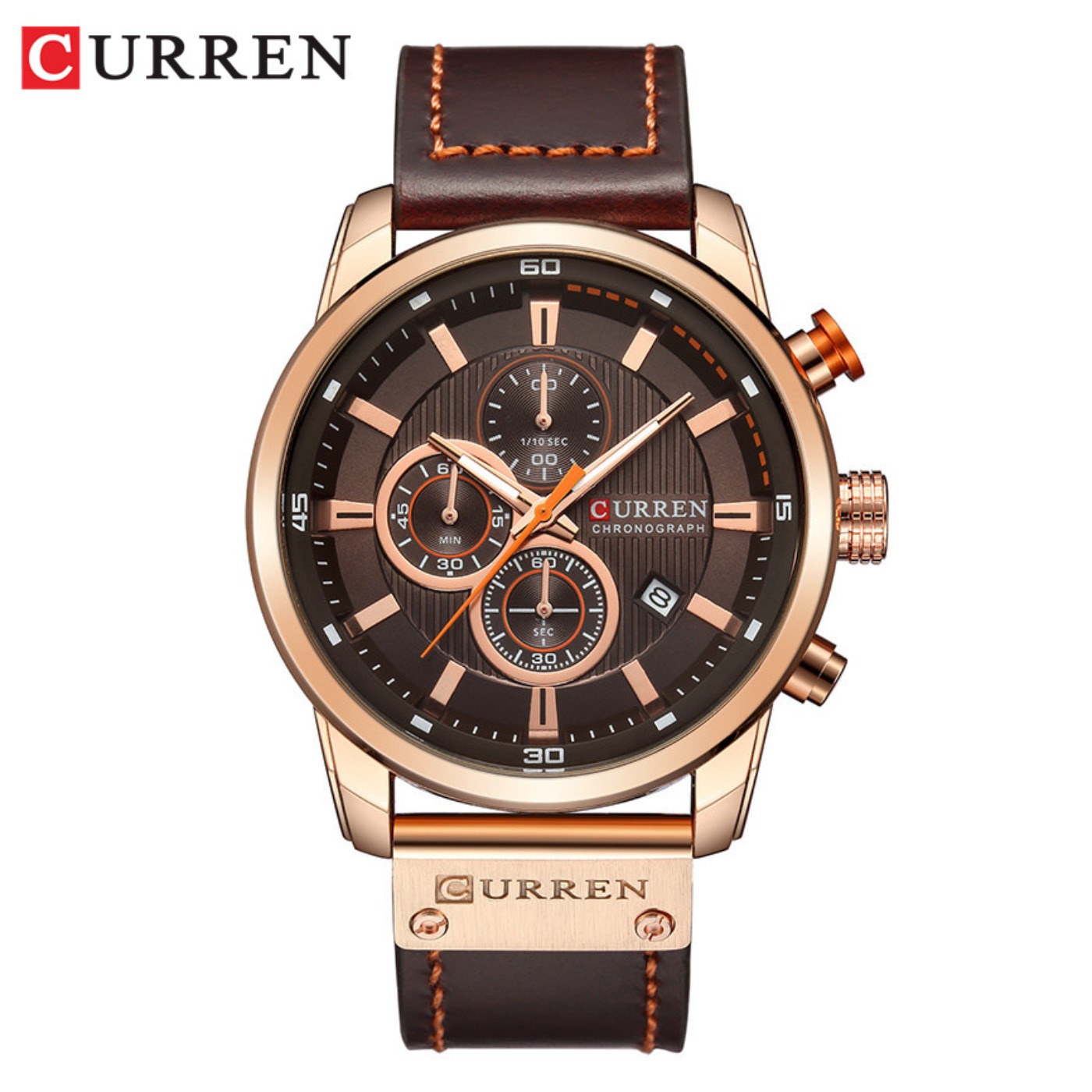 Luxury Watch Brands - Relógio Masculino CURREN de Moda com
