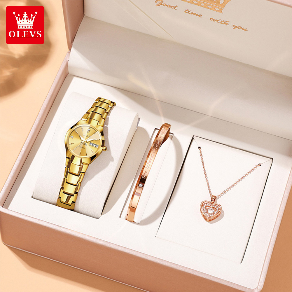 Luxury Watch For Women - Olevs senhoras relógio 8697 luxo elegante