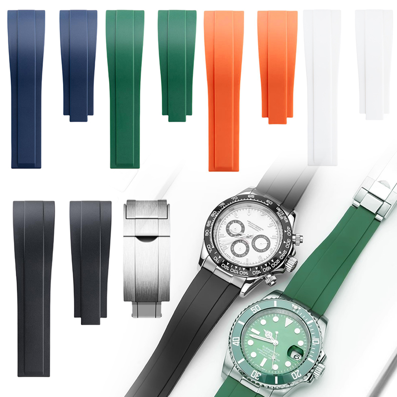 Luxury Watch Engraving - 20mm 21mm 22mm pulseira de borracha