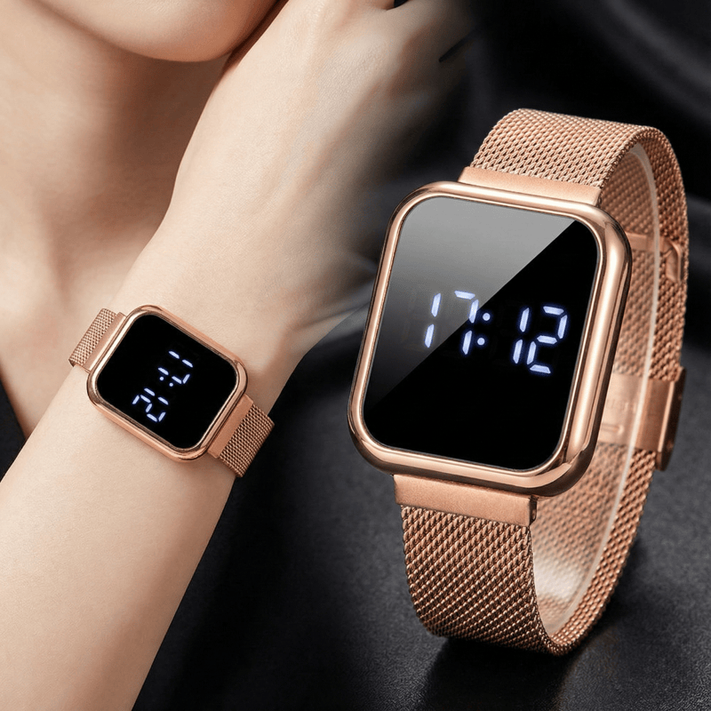Luxury Watch Life - Moda retângulo relógios digitais para mulheres