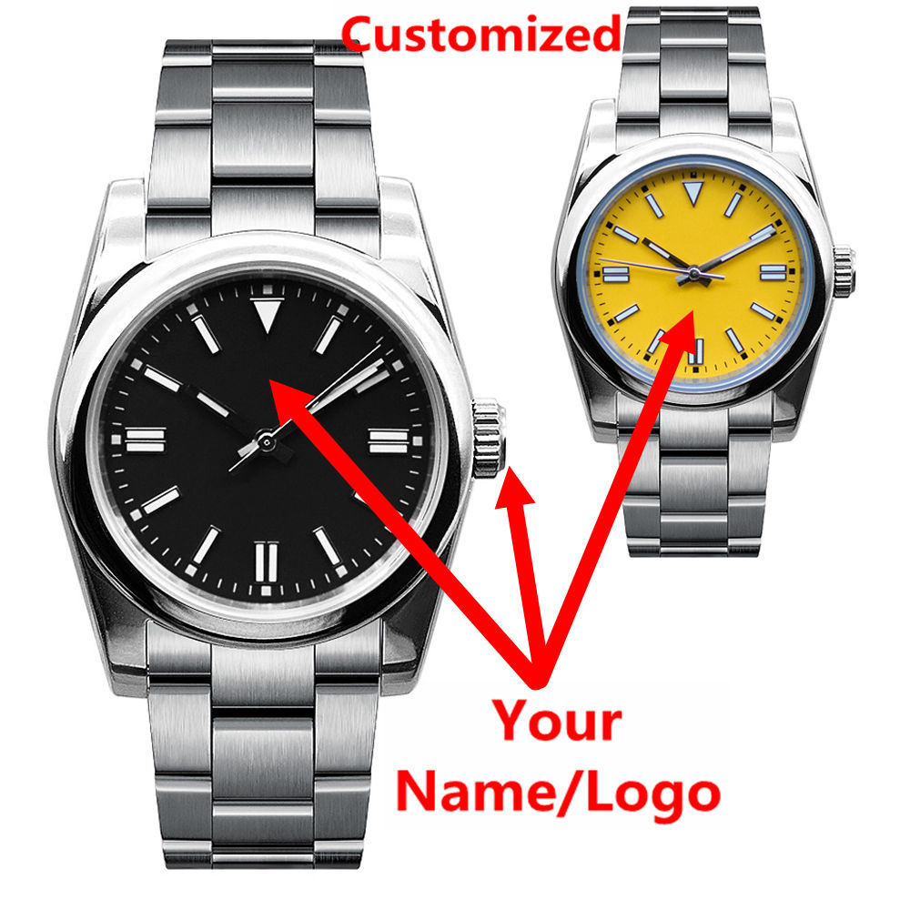 Luxury Watch Life - Relógio Masculino Personalizado com Logotipo, Luxuoso,