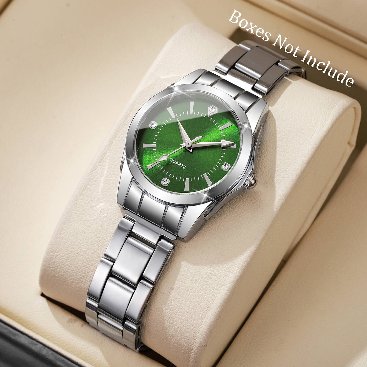 Luxury Watch Display Case - Luxo strass relógios femininos casuais relógios
