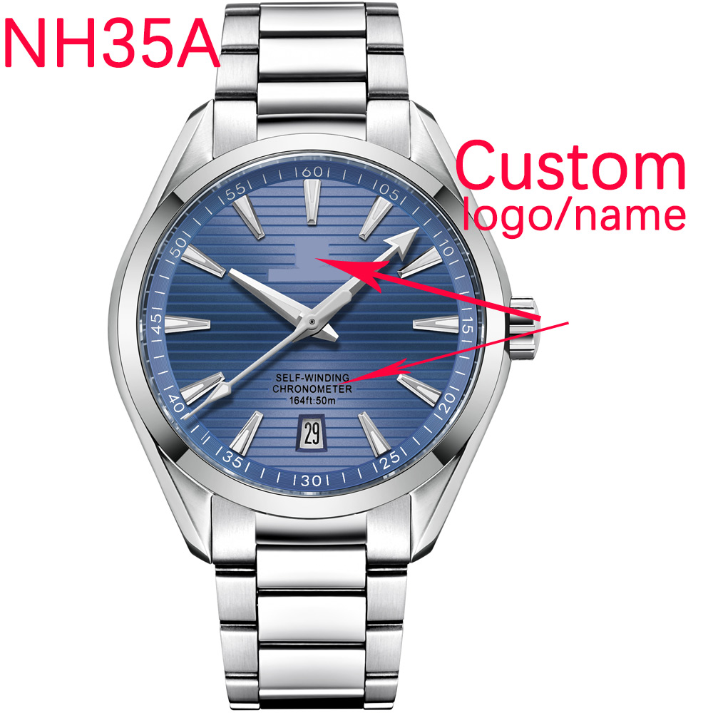 Luxury Watch Life - Luxo nh35 movt logotipo personalizado 41mm
