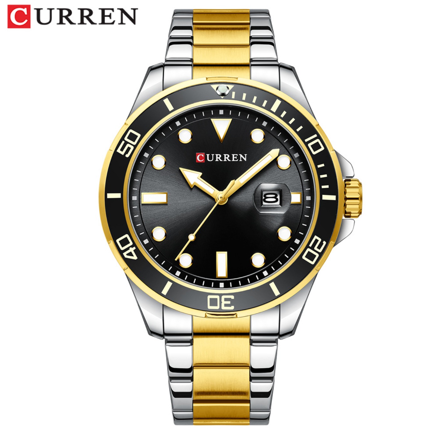 CURREN Nova Série Green Water  - Luxury Watch Brands avaliação e preço
