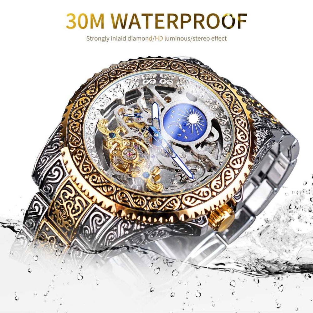 Relógio Masculino Mecânico Aut - Luxury Watch Engraving avaliação e preço