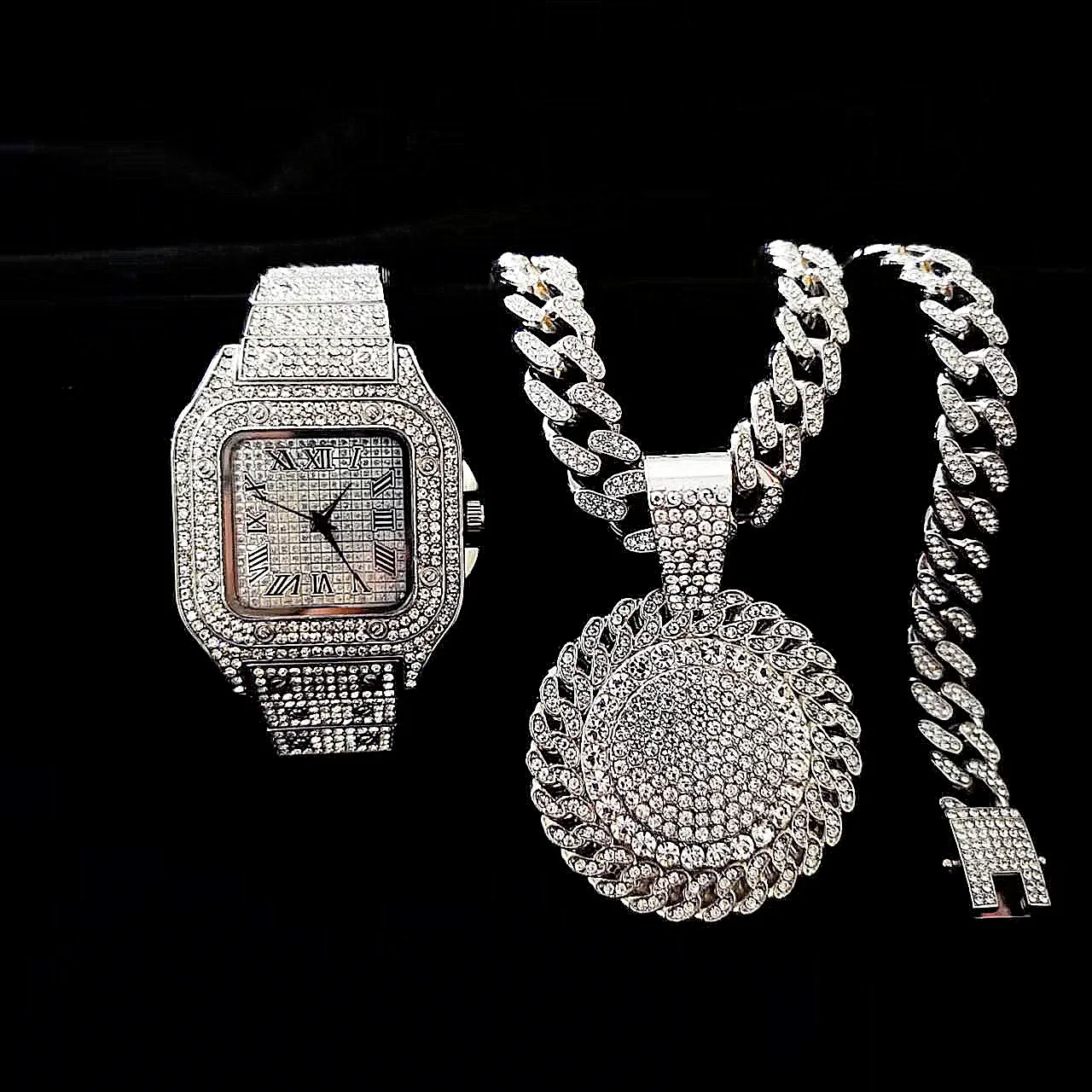 Conjunto de Joias Masculinas d - Luxury Watch Miami avaliação e preço