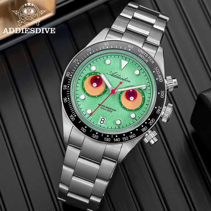 ADDIESDIVE Relógio cronógrafo  - Luxury Watch Engraving avaliação e preço