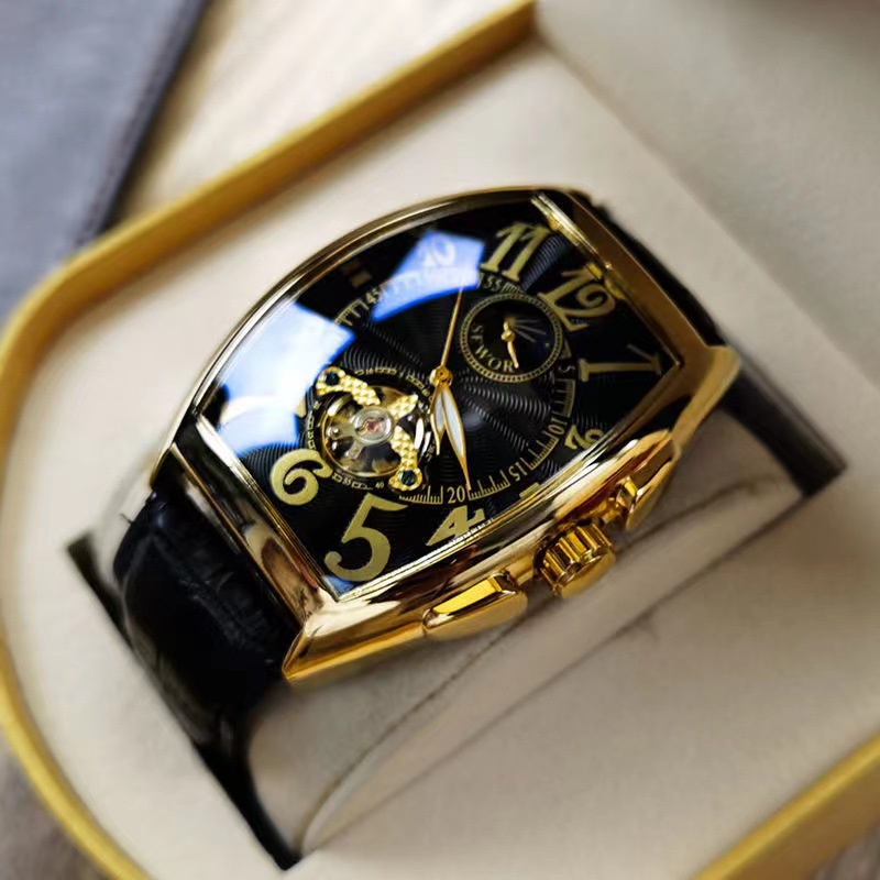 SEWOR-Relógio Mecânico Masculi - Luxury Watch Cartier avaliação e preço