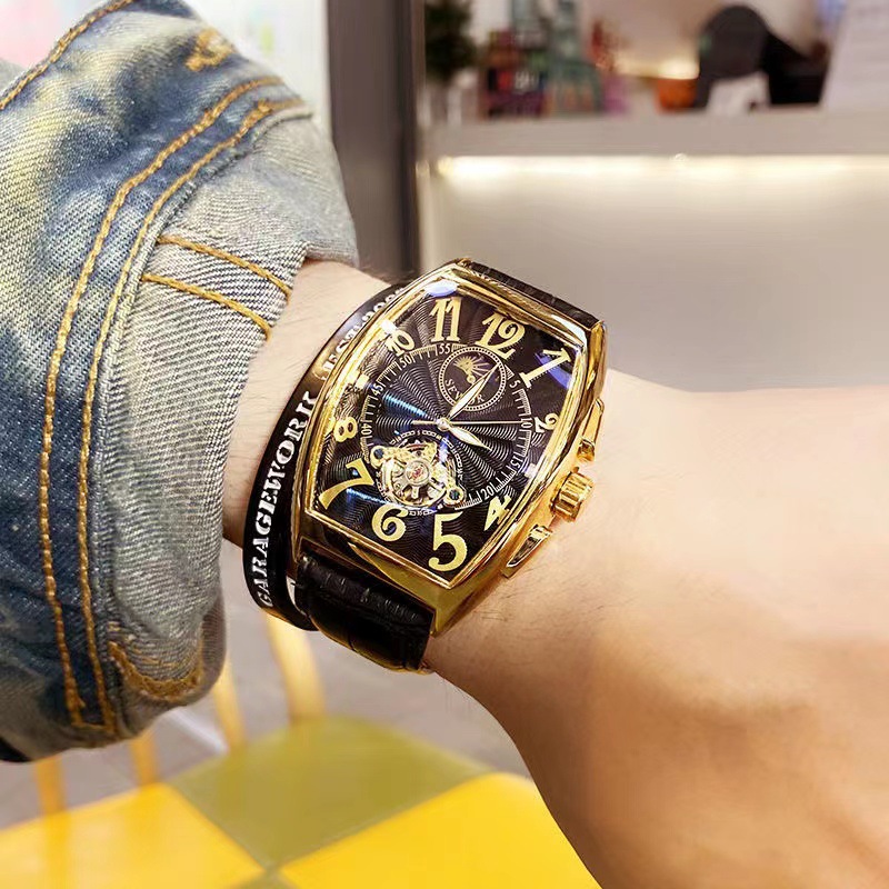 SEWOR-Relógio Mecânico Masculi - Luxury Watch Cartier avaliação e preço