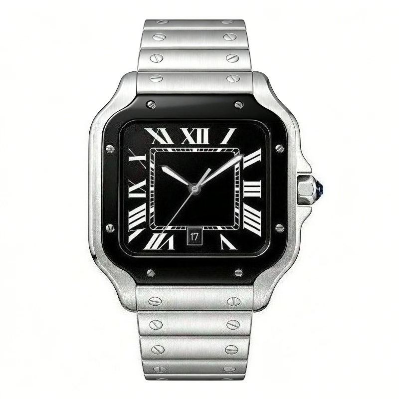 Novo Relógio de Quartzo Mascul - Luxury Watch Cartier avaliação e preço