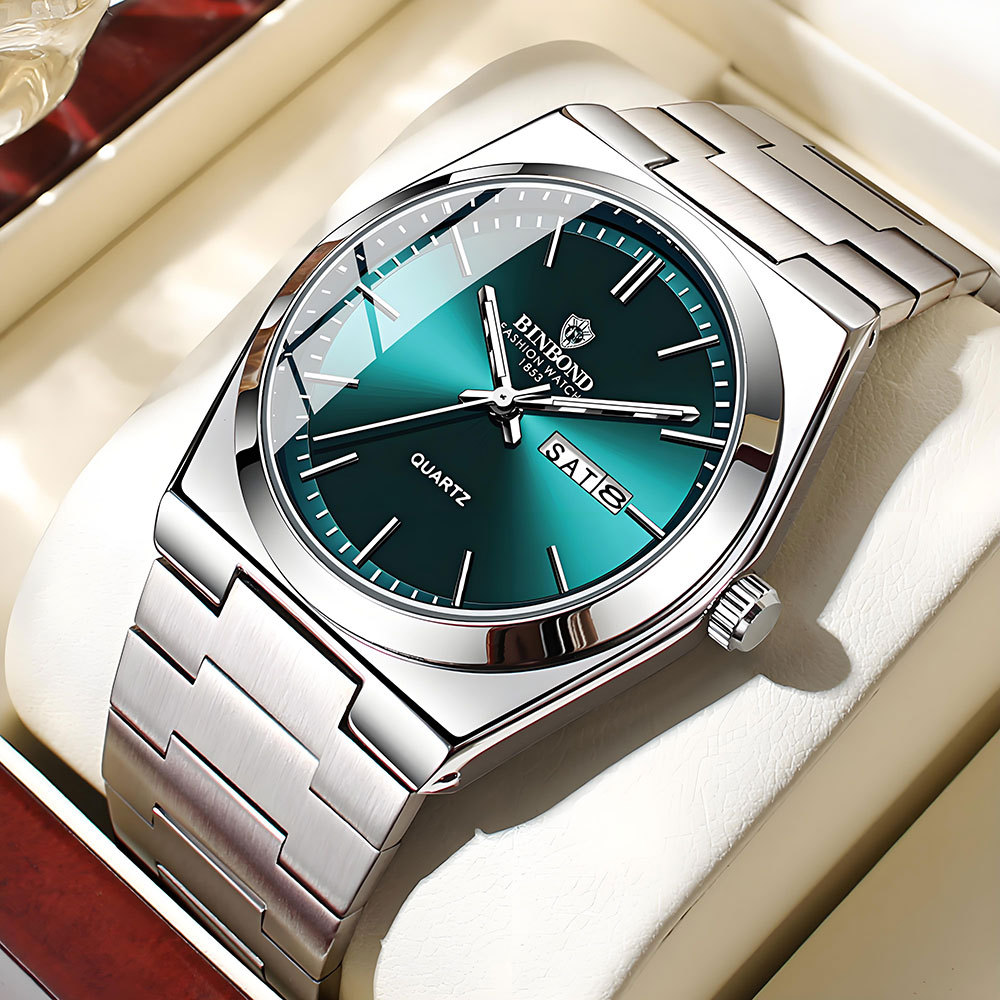 Relógio Masculino BINBOND Orig - Luxury Watch Cartier avaliação e preço