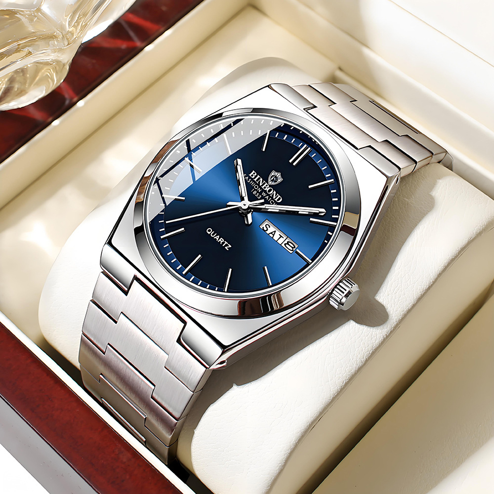 Relógio Masculino BINBOND Orig - Luxury Watch Cartier avaliação e preço