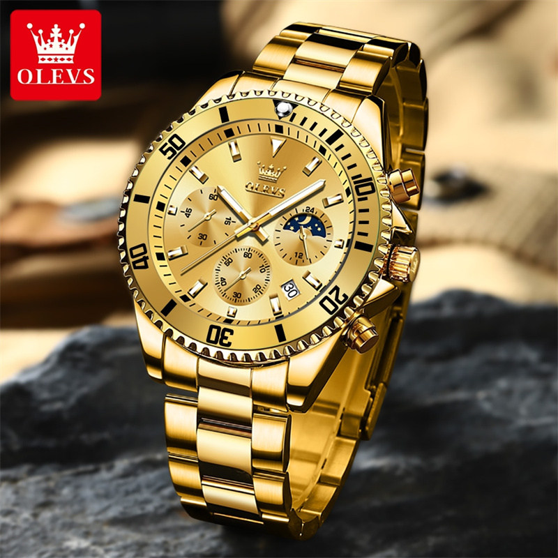 Olevs relógio masculino marca  - Luxury Watch Affordable avaliação e preço