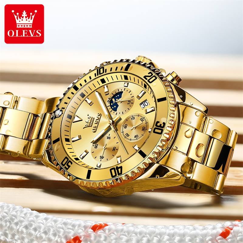 Olevs relógio masculino marca  - Luxury Watch Affordable avaliação e preço
