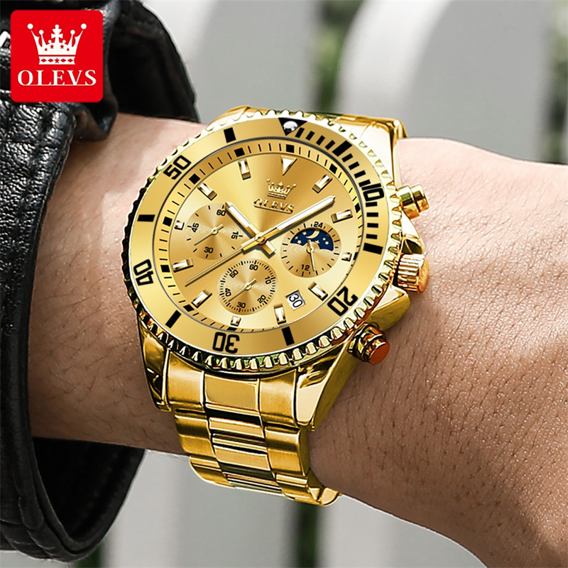 Olevs relógio masculino marca  - Luxury Watch Affordable avaliação e preço