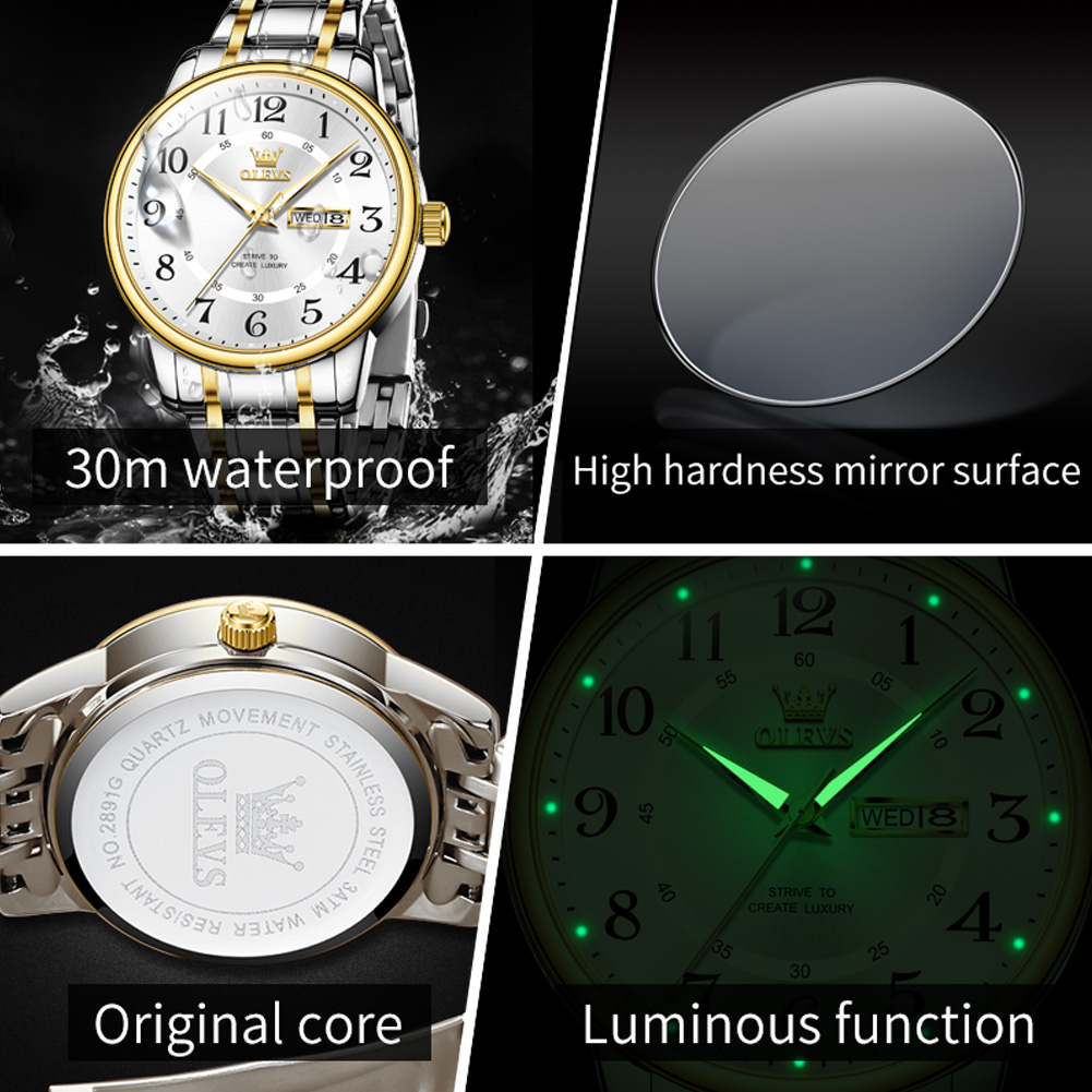 Olevs moda casual relógios mas - Luxury Watch Arabic avaliação e preço