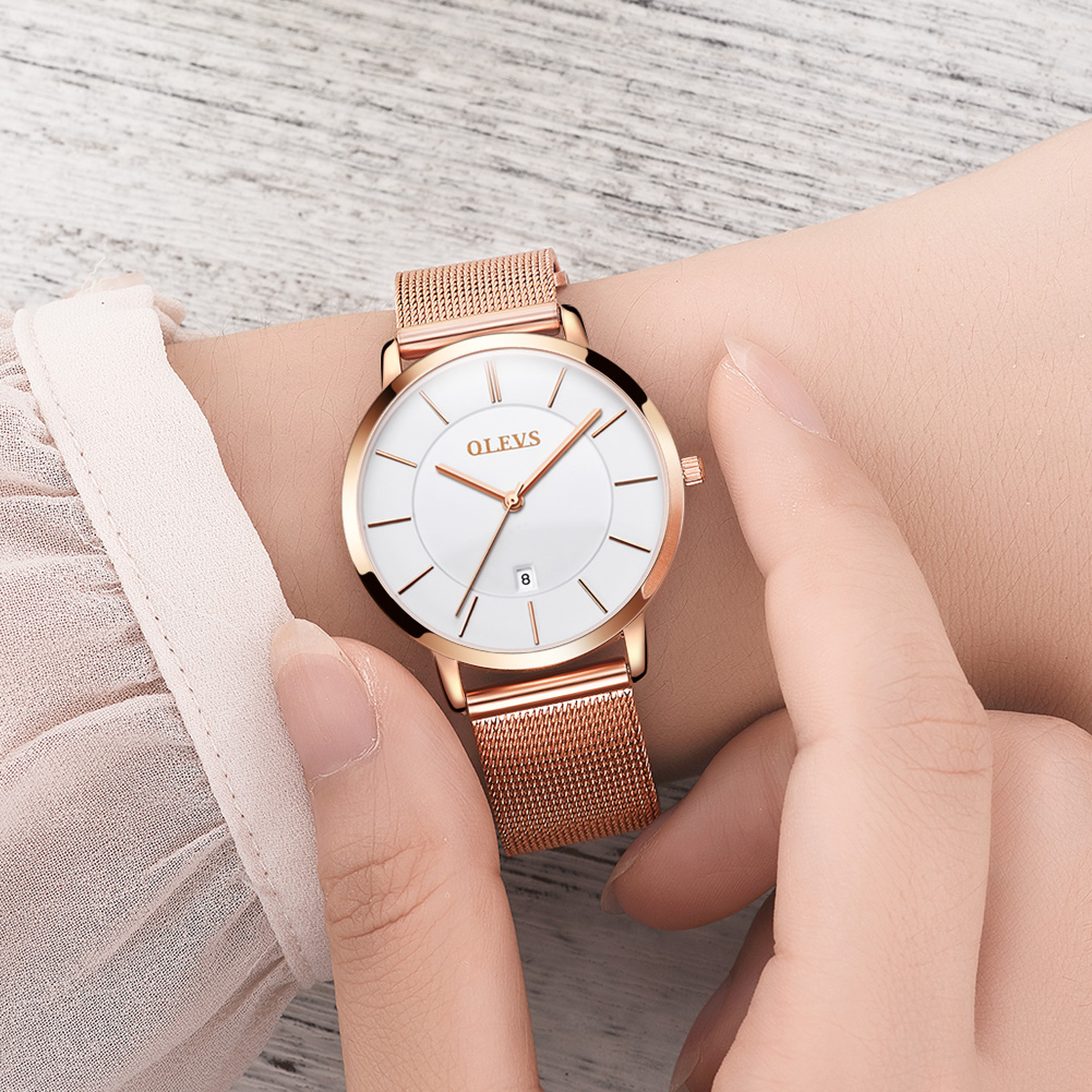 Olevs relógios para mulher qua - Luxury Watch Display Case avaliação e preço