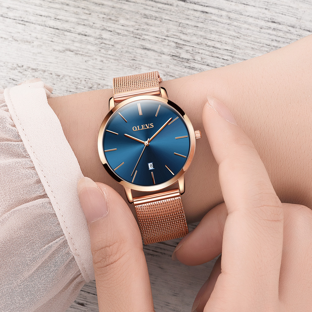 Olevs relógios para mulher qua - Luxury Watch Display Case avaliação e preço