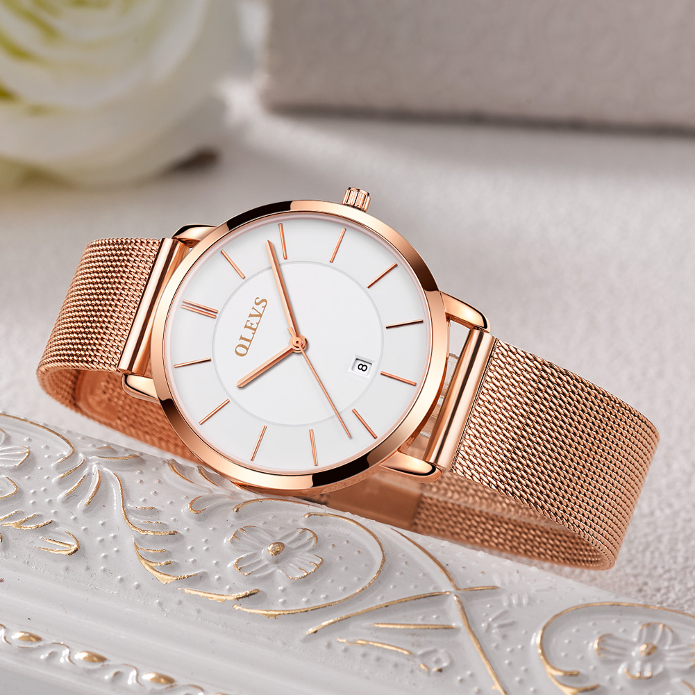 Olevs relógios para mulher qua - Luxury Watch Display Case avaliação e preço