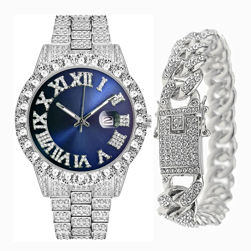 Pulseira completa gelada mascu - Luxury Watch Miami avaliação e preço