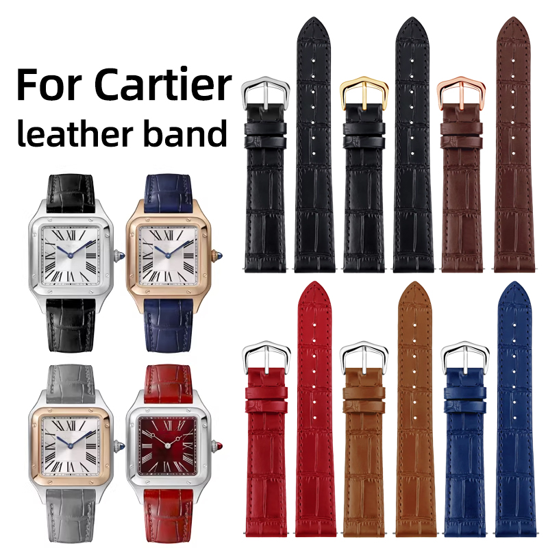 Pulseira de couro genuíno de 1 - Luxury Watch Cartier avaliação e preço