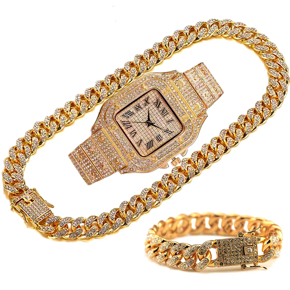 Luxo gelado para fora corrente - Luxury Watch Miami avaliação e preço
