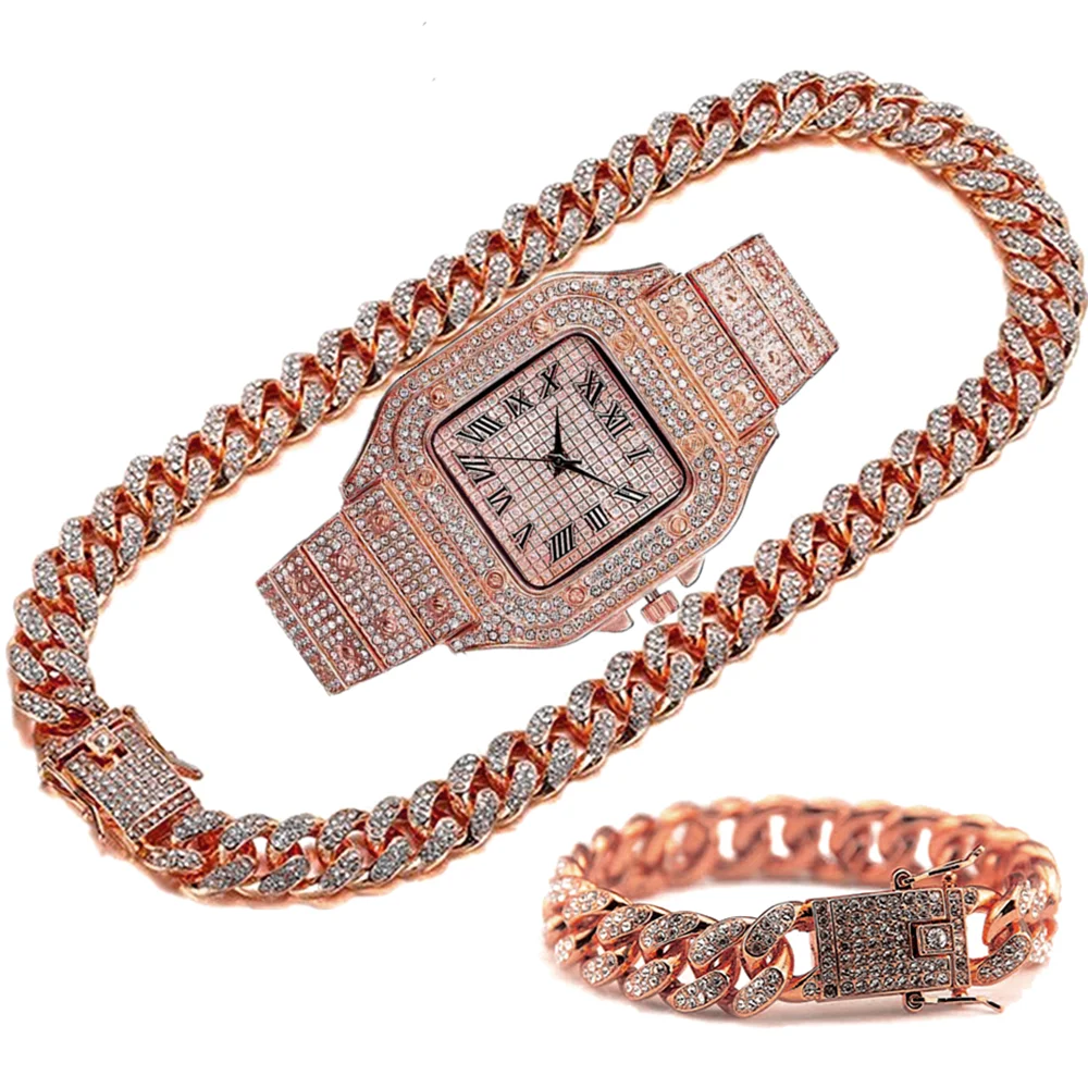 Luxo gelado para fora corrente - Luxury Watch Miami avaliação e preço