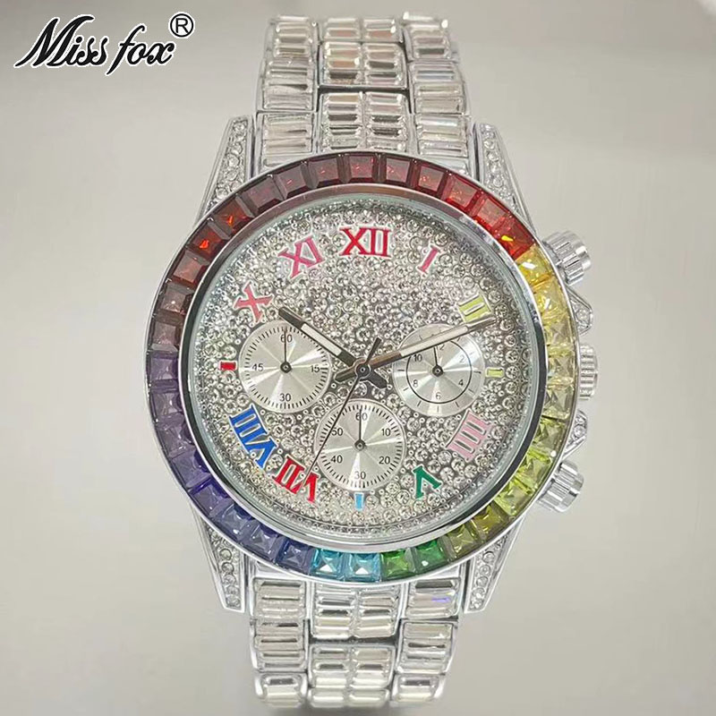 MISSFOX-Relógio gelado de luxo - Luxury Watch Affordable avaliação e preço