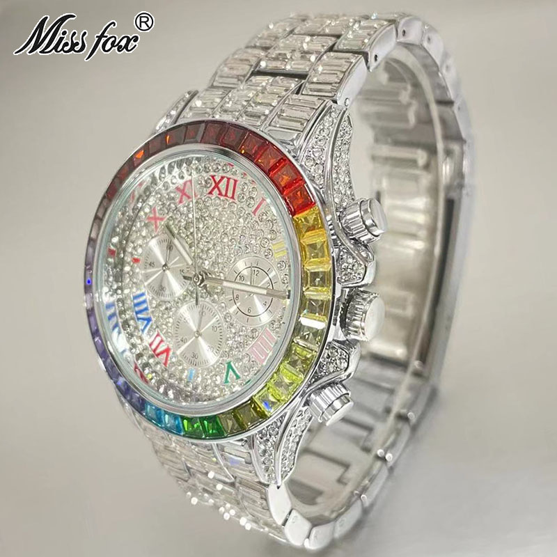 MISSFOX-Relógio gelado de luxo - Luxury Watch Affordable avaliação e preço