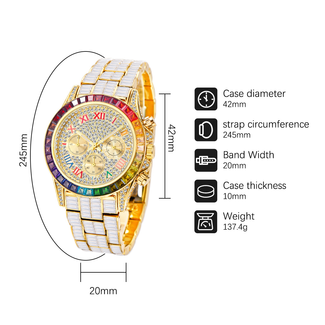 MISSFOX-Relógio gelado de luxo - Luxury Watch Affordable avaliação e preço