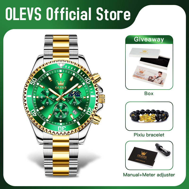 Relógio Masculino OLEVS 2870,  - Luxury Watch Affordable avaliação e preço