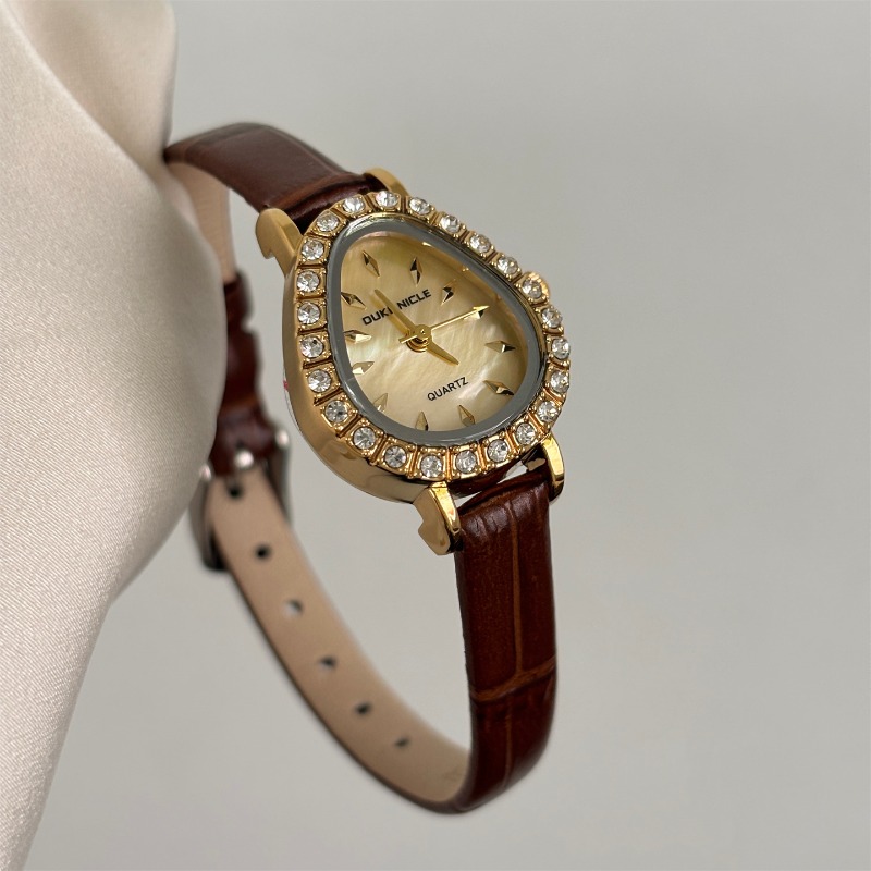 Relógio de quartzo feminino de - Luxury Watch Gold And Black avaliação e preço