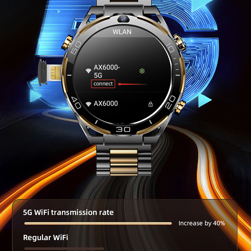 Novo 4g lte relógio inteligent - Luxury Watch Arabic avaliação e preço