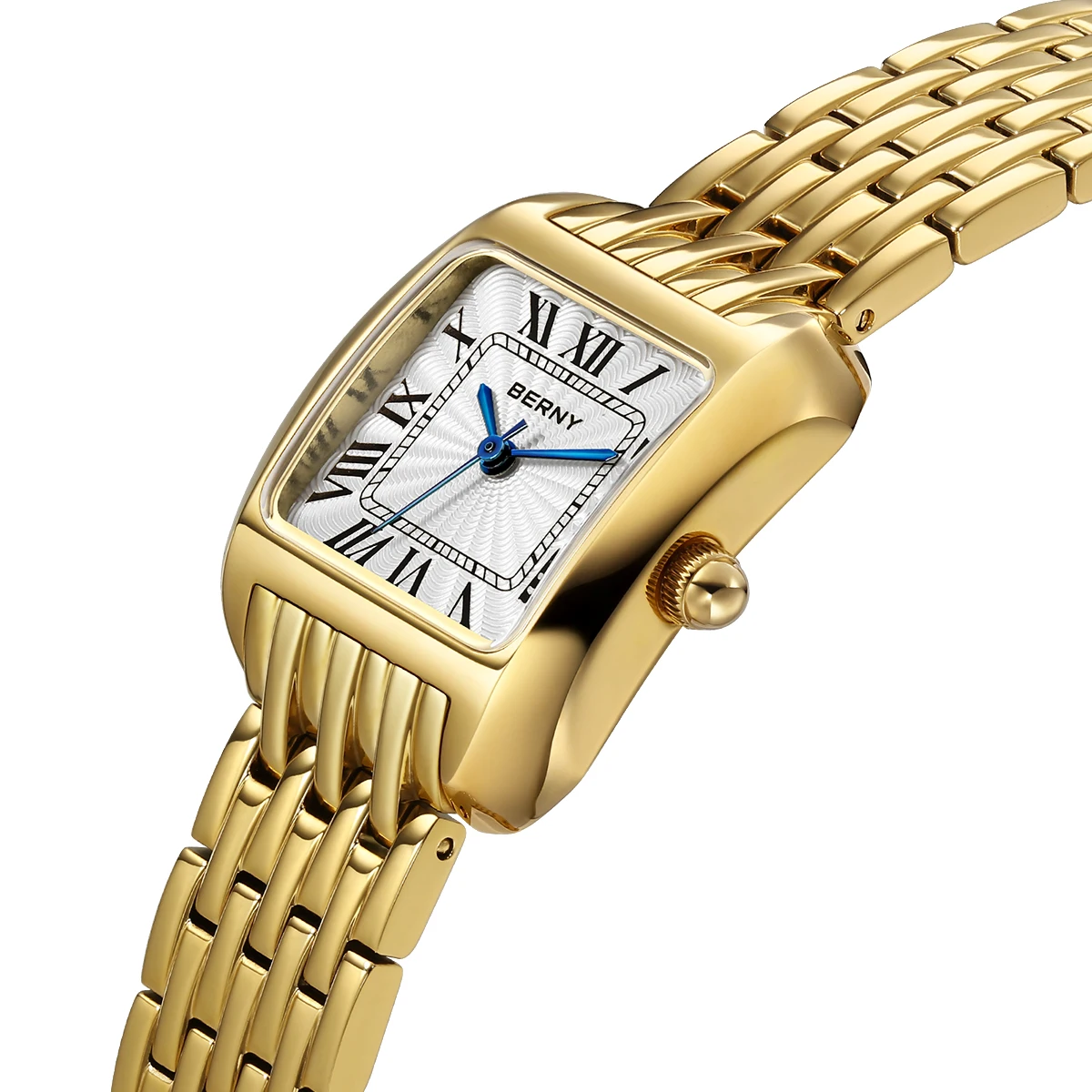 BERNY Relógio quadrado dourado - Luxury Watch Cartier avaliação e preço